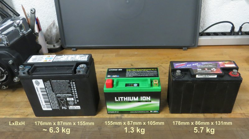 HARLEY ODYSSEY SKYRICH BATTERIE